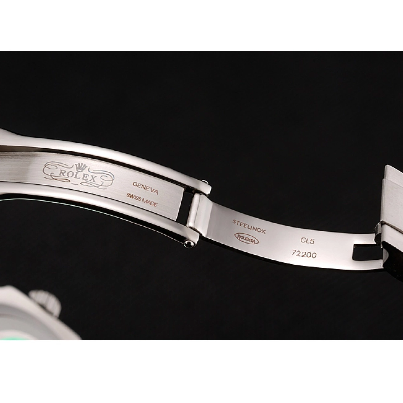 Aaa replica Stainless 1453980 Pink Pink Rolex Submariner Swiss Bezel Bracelet Steel Dial 0714